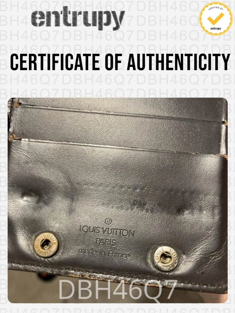 Louis Vuitton men’s wallet embossed leather